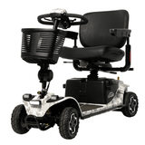 White Camo Color Pride Baja® Bandit All Terrain Mobility Scooter - Angled View