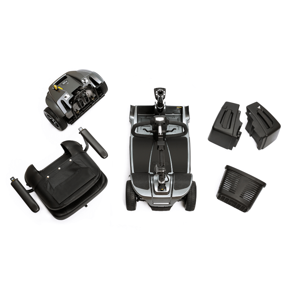 Pride Revo® 2.0 Portable 4-Wheel Scooter Disassembled Parts