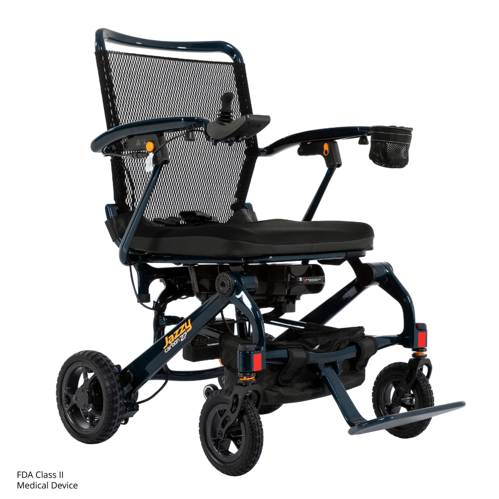 Jazzy® Carbon 27 Ultra Lightweight Carbon Fiber Travel Powerchair
