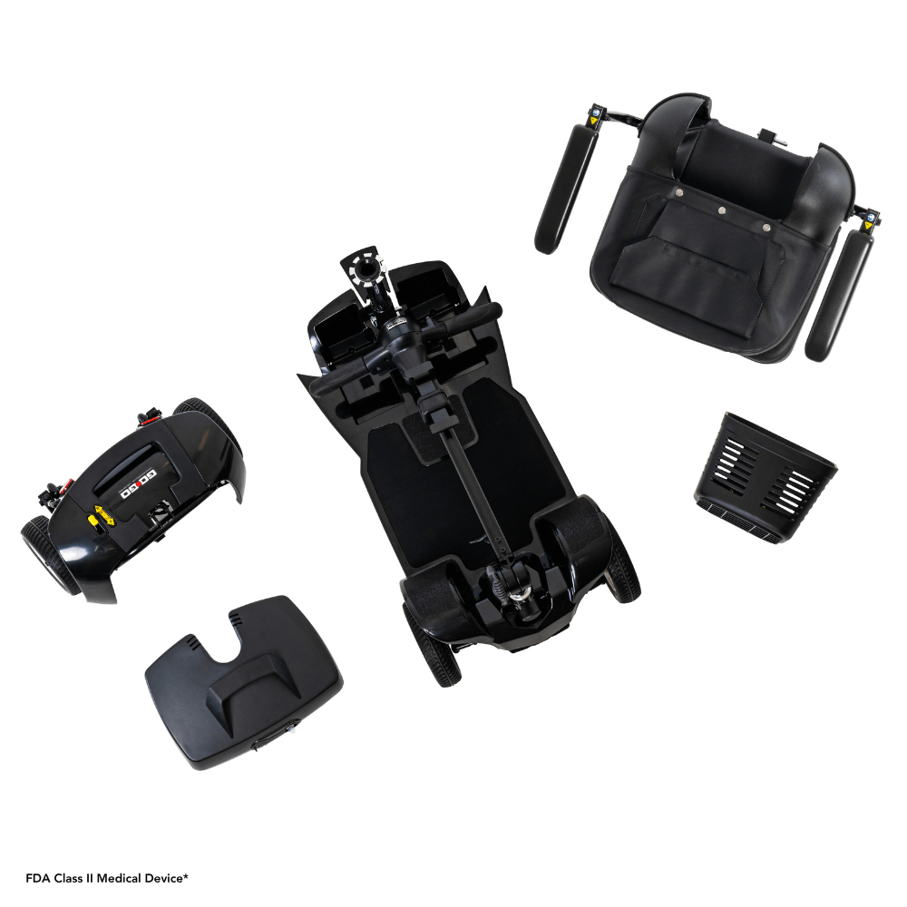 Pride Go Go® Ultra X 4-Wheel Scooter Assembly Parts