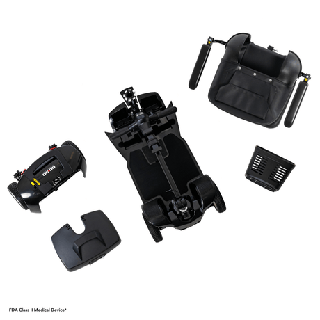 Pride Go Go® Ultra X 4-Wheel Scooter Assembly Parts