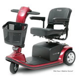 Pride Victory® 9 Disassembling Portable 3-Wheel Scooter - Angled View 