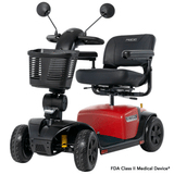 Cardinal Red Color Pride Victory® Platinum 4 Wheel Mobility - Angled View