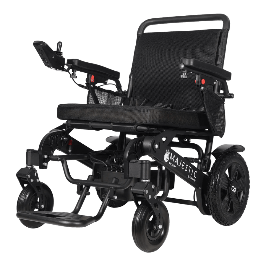 ComfyGO Majestic 440 HD Plus heavy duty folding electric wheelchair