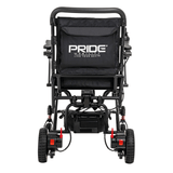 Black Frame Pride Jazzy Carbon Lightweight Power Wheelchair - Back View