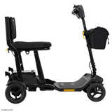 Black Color  Pride Go Go® Super Portable Mobility Scooter -  Side View