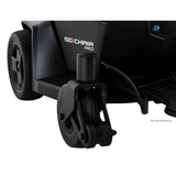 Pride Go Chair® MED Portable Power Wheelchair Closeup View of the Front Wheel