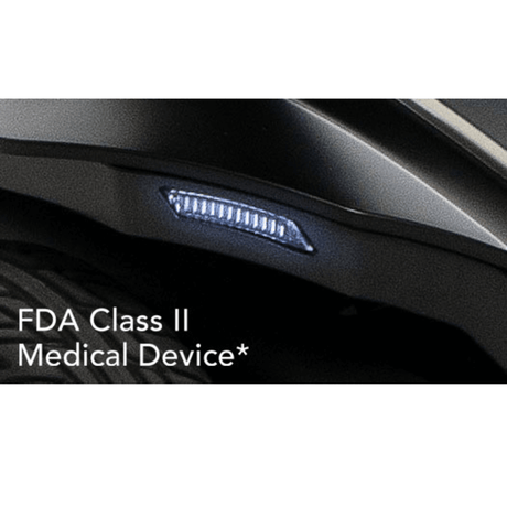Pride Jazzy® Air 2 Elevating Power Wheelchair - Closeup view of the  Led Light