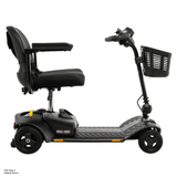 Pride Go Go® Ultra X Gen 3 4-Wheel Mobility Scooter In black Color -  Side View