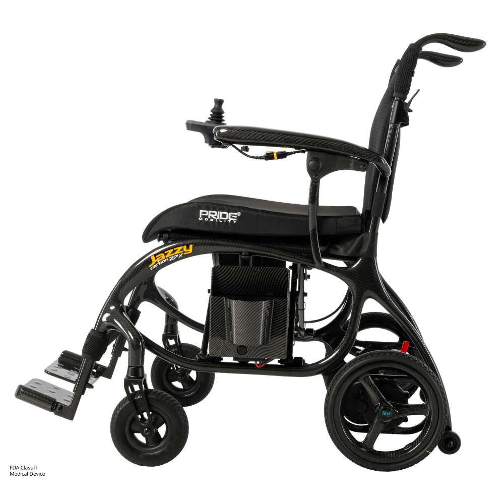 Pride Jazzy® Carbon 27X Ultra Lightweight Folding Electric Wheelchair