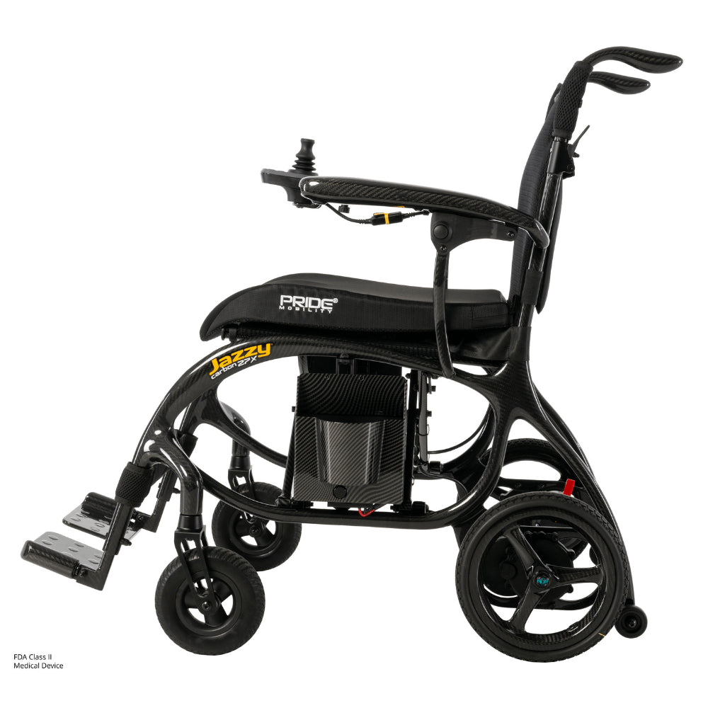 Pride Jazzy® Carbon 27X Ultra Lightweight Folding Electric Wheelchair