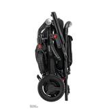 Black Frame Pride Jazzy Carbon Lightweight Power Wheelchair - Folded