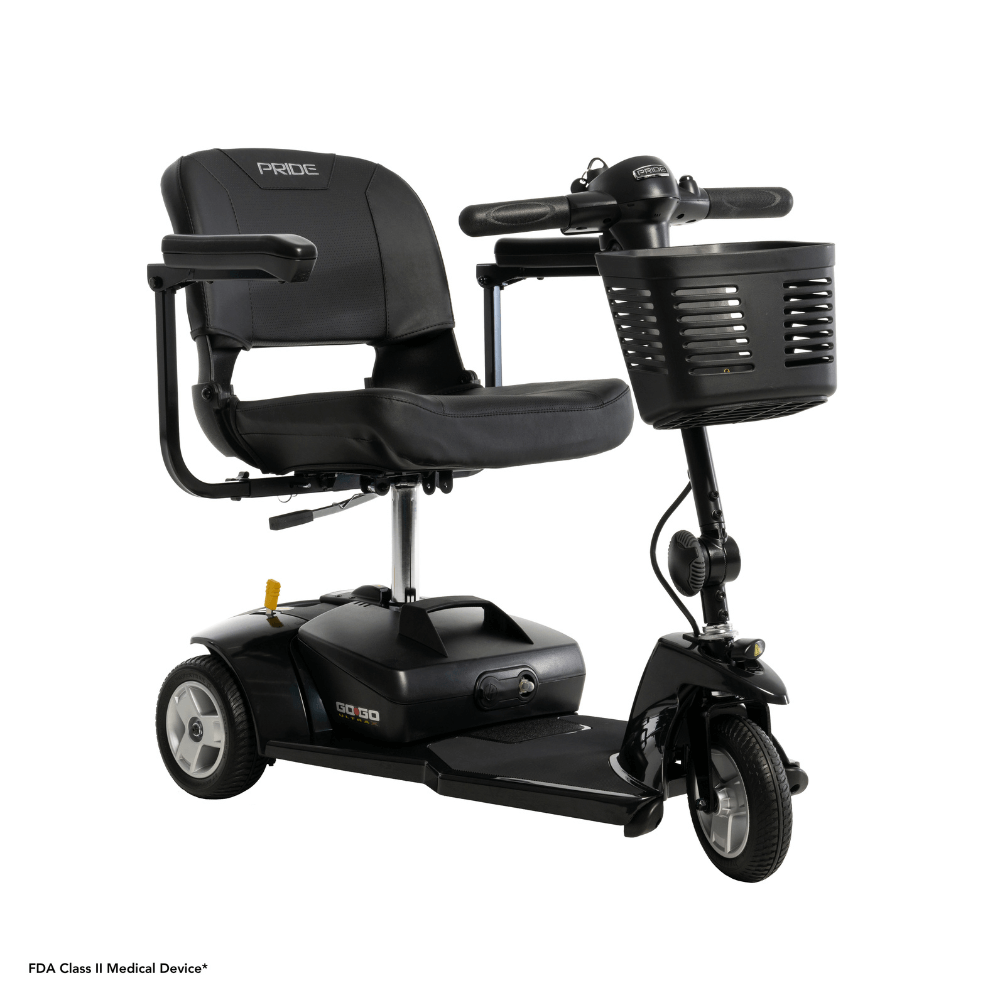 Pride Go Go® Ultra X 3-Wheel Scooter - Left  Angled View