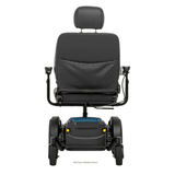 Iceberg Blue Color Pride Jazzy® EVO 614HD Heavy Duty Powerchair - Rear View