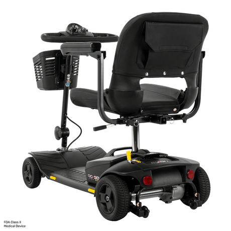 Pride Go Go® Ultra X Gen 3 4-Wheel Mobility Scooter In black Color -  Rear View