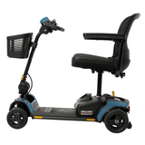 Robins Blue Egg Accent Pride Go Go Elite Traveller®2 Platinum 4-wheel - Side View