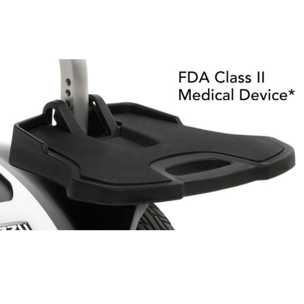 Pride Jazzy® Air 2 Elevating Power Wheelchair - Closeup view of the Footrest