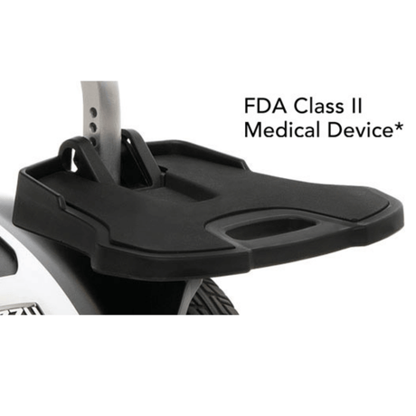 Pride Jazzy® Air 2 Elevating Power Wheelchair - Closeup view of the Footrest