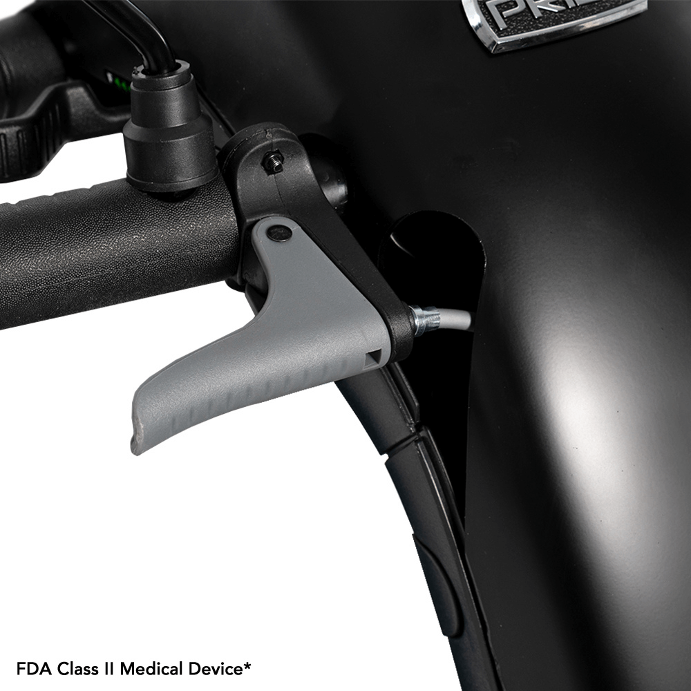  Pride Victory® Platinum 4 Wheel Mobility - Closeup View of the brake