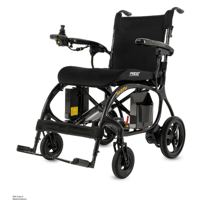 Pride Jazzy Carbon 27X 27.5 lb Folding Power Wheelchair
