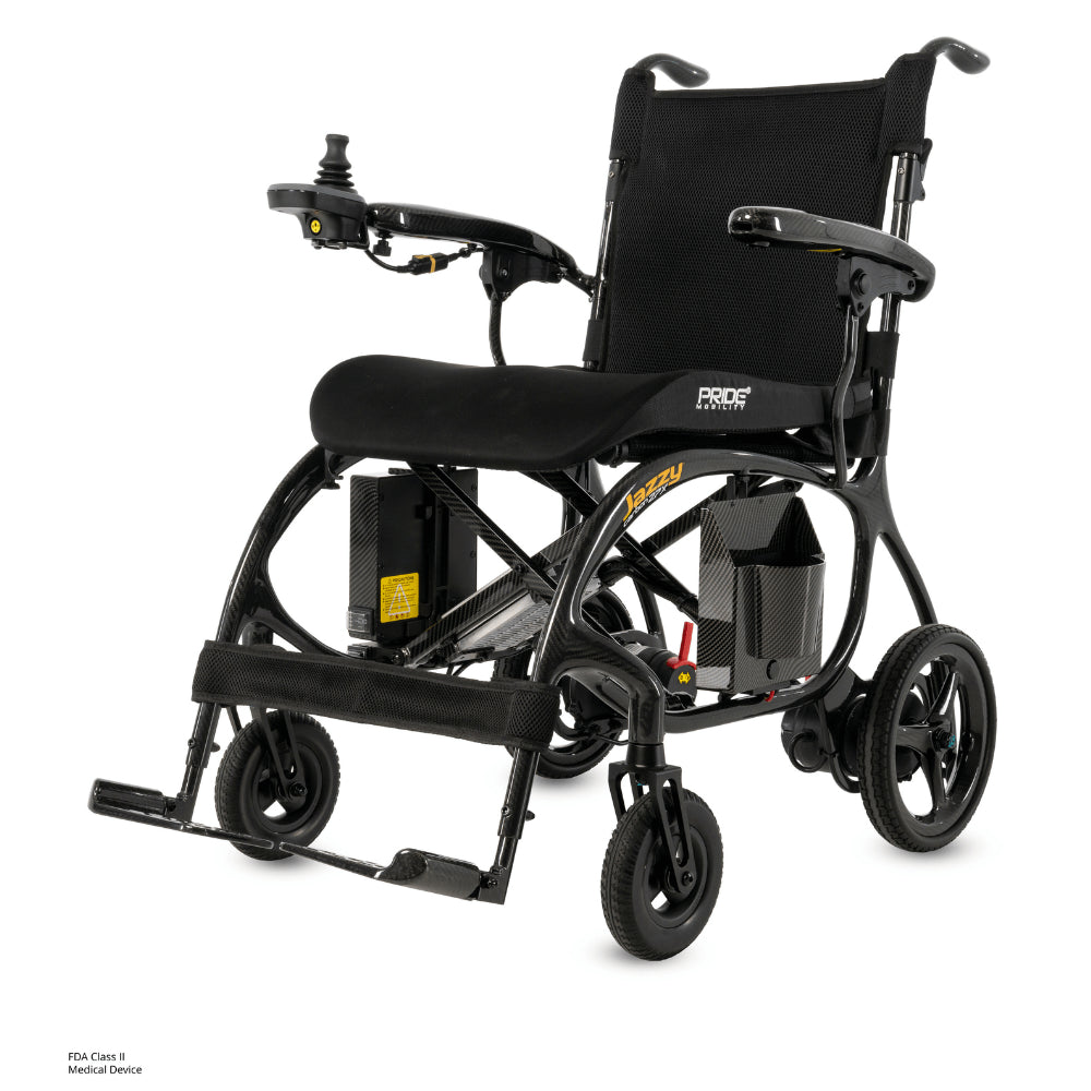 Pride Jazzy® Carbon 27X Ultra Lightweight Folding Electric Wheelchair