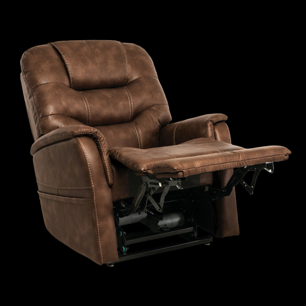 Badlands Walnut Pride Mobility Vivalift  Elegance 2 PLR-975 Lift Chair in Reading Position