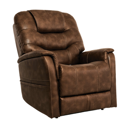 Badlands Walnut Pride Mobility Vivalift Elegance 2 Plr-975 Lift Chair in Seated Position