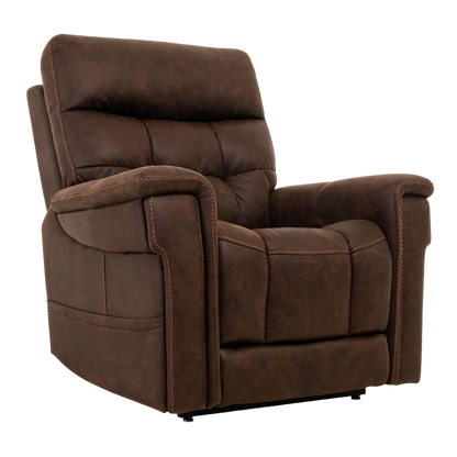 Badlands Walnut VivaLift Radiance Power Lift Chair PLR-3955 Angled View