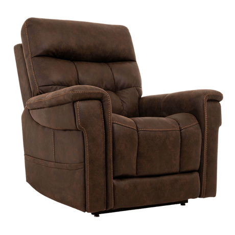 Badlands Walnut VivaLift Radiance Power Lift Chair PLR-3955 Angled View
