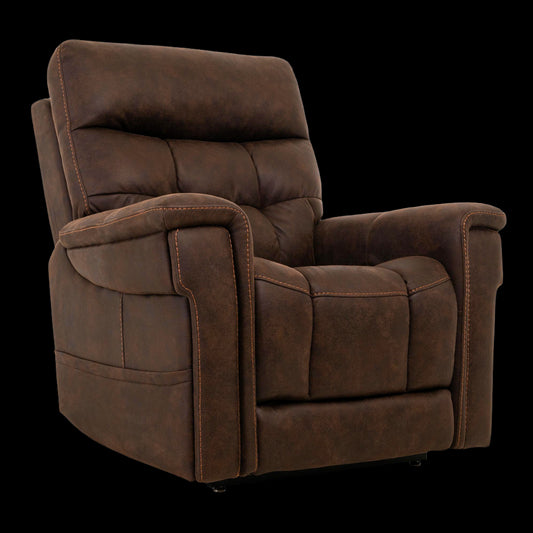 Badlands Walnut VivaLift Radiance Power Lift Chair PLR-3955 Angled View