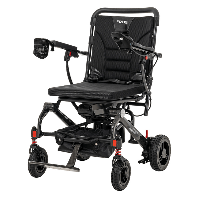 Pride Jazzy Carbon Lightweight Folding Power Wheelchair