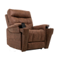 Canyon Silt Small VivaLift Radiance Power Lift Chair PLR-3955 With a Mobile Phone in the Armrest Pocket