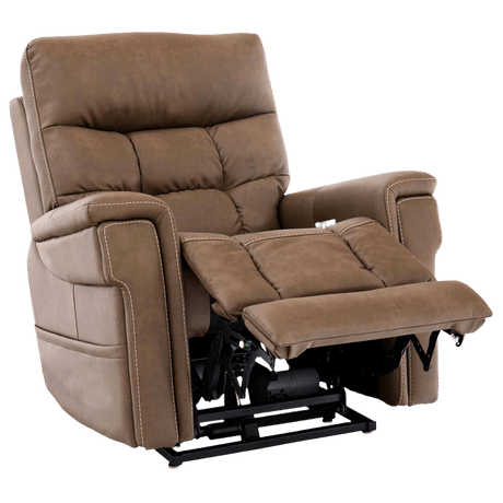 Cappuccino Pride Mobility VivaLift Ultra PLR-4955 Power Lift Chair with Extended Footrest