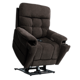 Partially Lifted Charcoal Color Pride Mobility VivaLift Ultra PLR-4955 Power Lift Chair