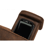 Close-Up View of a Mobile Phone in the Armrest Pocket of Vivalift Radiance Power Lift Chair PLR-3955