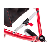 Close-Up View of Drive Medical Nitro Duet Rollator and Transport Chair Wheel Support Mechanism