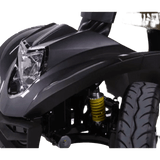 Close-Up of Suspension and Front Wheel of Drive Medical Cobra GT4 Heavy Duty Power Mobility Scooter