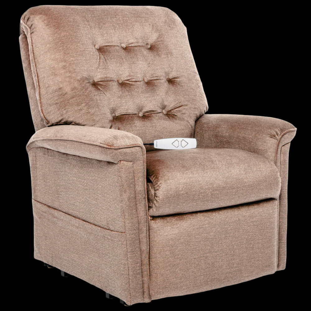 Cloud 9 Stone Pride Mobility Heritage LC-358 Lift Chair Angled Front View