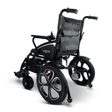 Black ComfyGO 6011 Folding Electric Wheelchair - Rear View