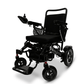 Standard Color Black Frame ComfyGO Majestic IQ-7000 Remote Controlled Electric Wheelchair - Angled View - Auto Folding