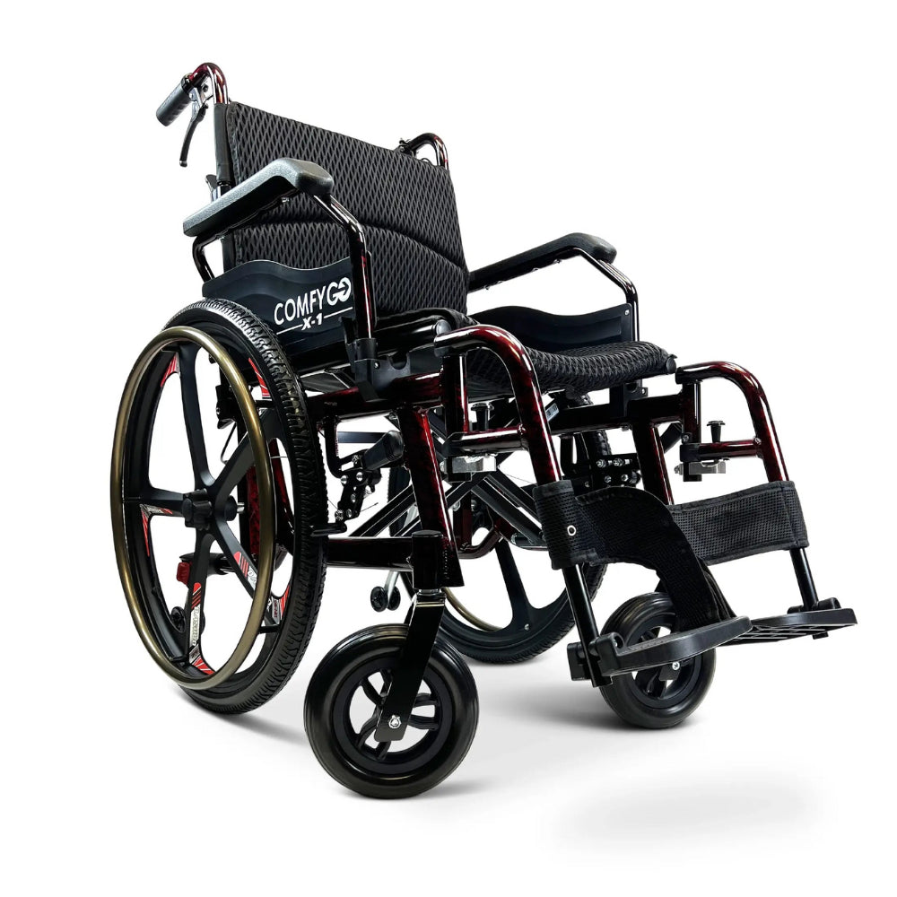 ComfyGO X-1 Lightweight Manual Wheelchair-My Perfect Scooter