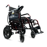 Red ComfyGO X-6 Lightweight Electric Wheelchair - Angled View