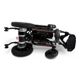 Red ComfyGO X-6 Lightweight Electric Wheelchair Folded