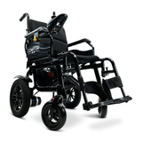 Black ComfyGO X-6 Lightweight Electric Wheelchair Lifted Armrests