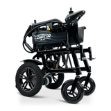 Black ComfyGO X-6 Lightweight Electric Wheelchair Folded