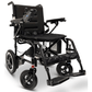 Black Color Black Frame ComfyGO X-7 Lightweight Foldable Travel Electric Wheelchair - Angled View