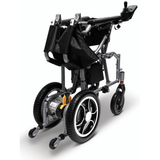 Standard Color ComfyGO X-7 Lightweight Foldable Travel Electric Wheelchair Folded