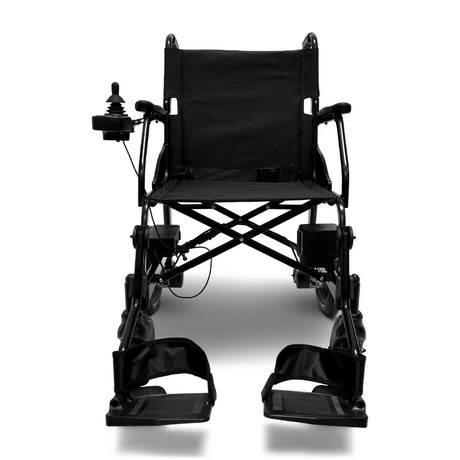 ComfyGO X-Lite Lightweight Foldable Travel Electric Wheelchair - Front View