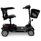 Red ComfyGO Z-4 Ultra-Light Portable Electric Mobility Scooter - Side View