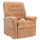 Crypton Aria Sand Pride Mobility Heritage LC-358 Lift Chair Angled Front View